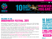 Tablet Screenshot of 2011.underwaterfestival.org